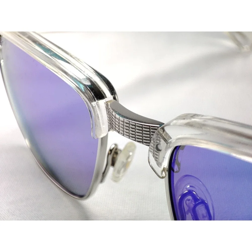 Maui Jim Kawika B257-05CR Crystal Blue Hawaii Polarized Browline Sunglasses